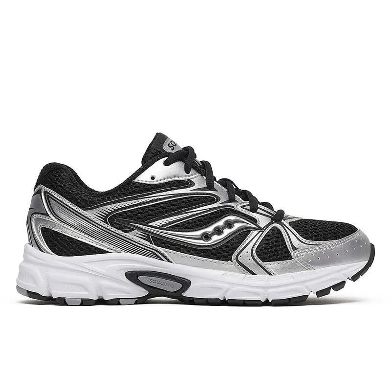Saucony Ride Millennium Men`s Casual Shoes S70812-7 Black Silver Sz 9.5 - Black Silver