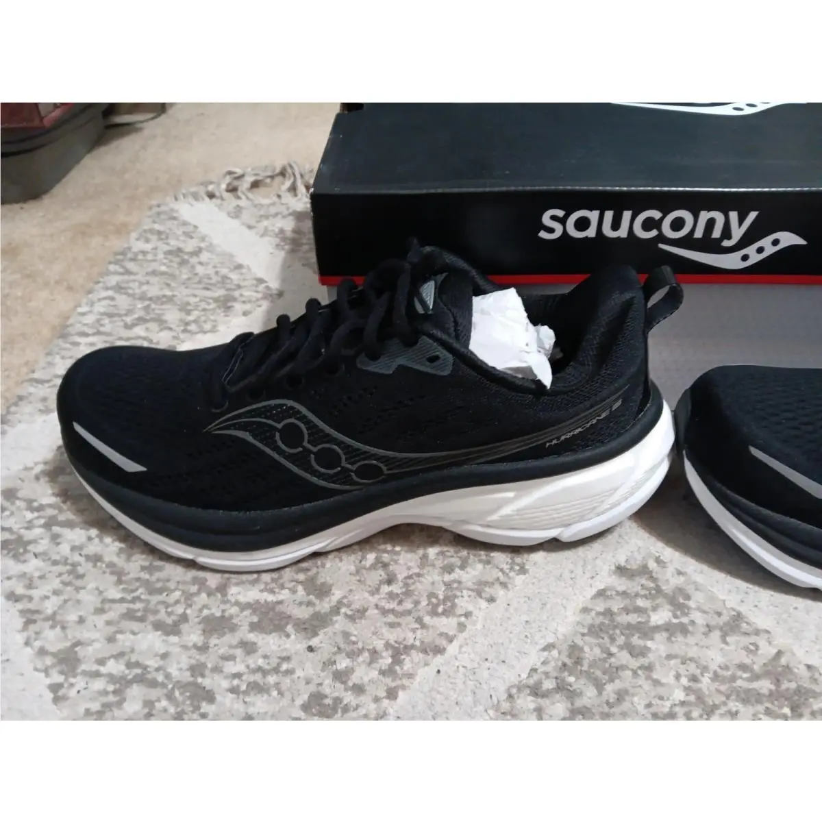 Saucony shoes - Saucony Hurricane 25 Wide - Hurricane Wide - S21027-200 - Black 4