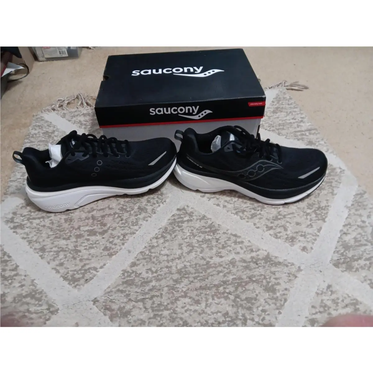 Saucony shoes - Saucony Hurricane 25 Wide - Hurricane Wide - S21027-200 - Black 6