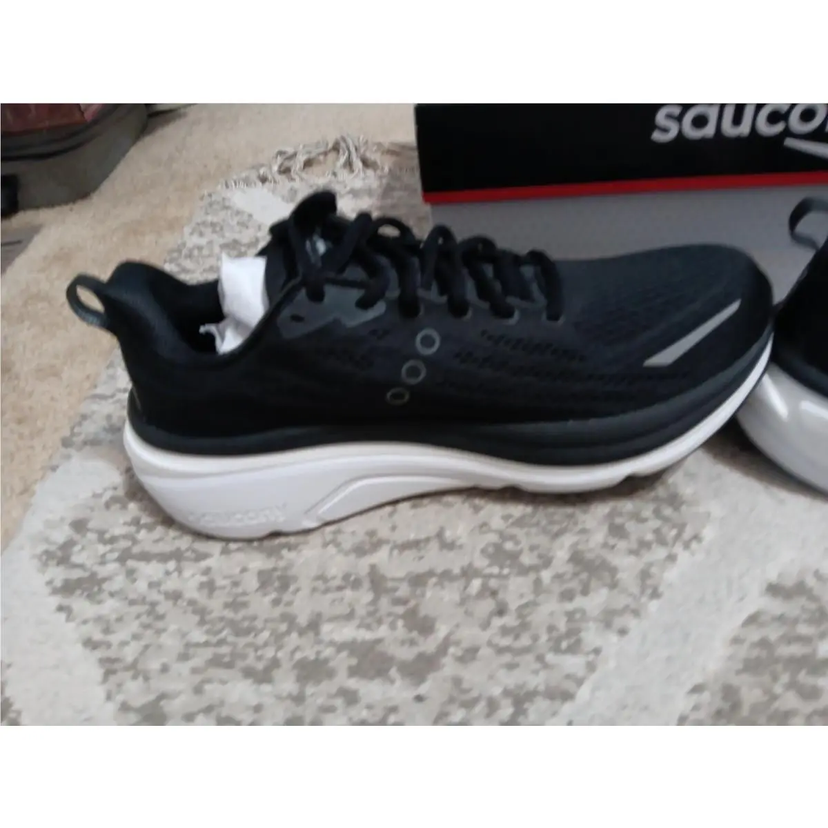 Saucony shoes - Saucony Hurricane 25 Wide - Hurricane Wide - S21027-200 - Black 7