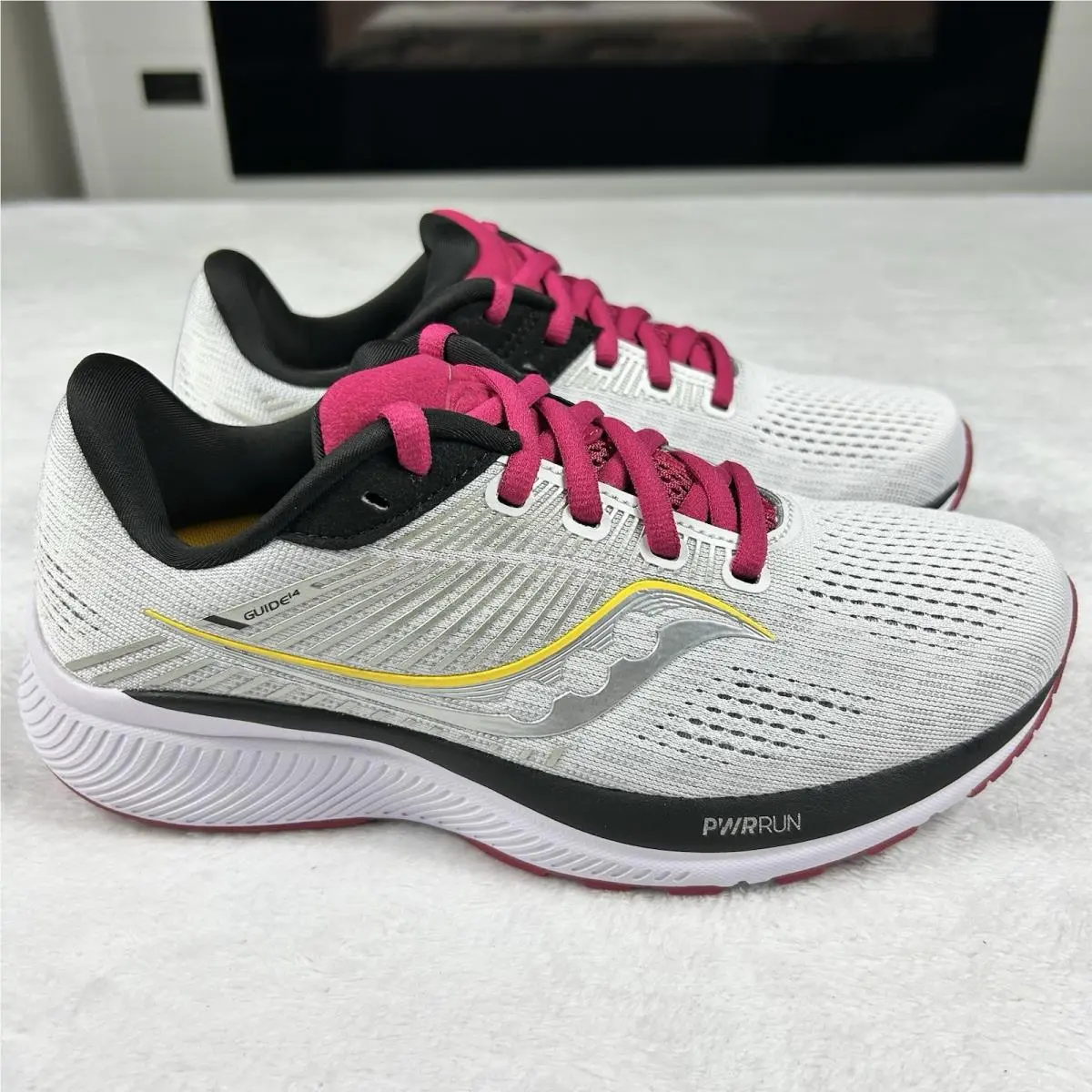 Saucony shoes - Saucony Guide - Guide - S10654 - Alloy/Cherry (UPC: 0194713918629) 8