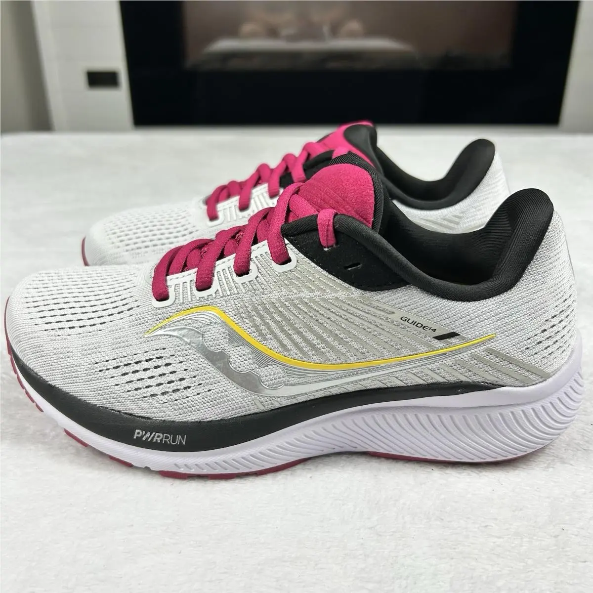 Saucony shoes - Saucony Guide - Guide - S10654 - Alloy/Cherry (UPC: 0194713918629) 1