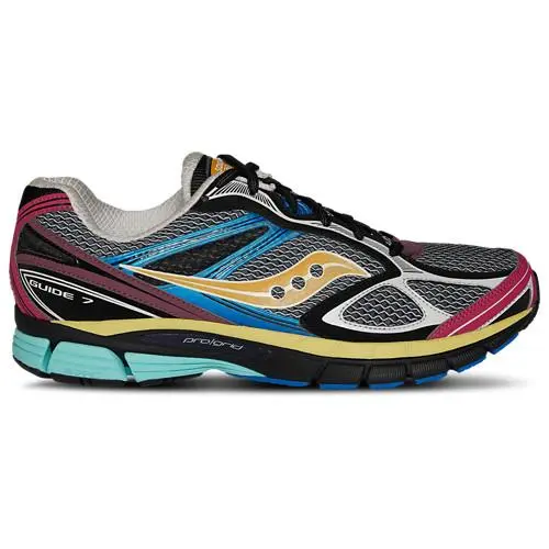 Saucony Mens Saucony Guide 7 - Mens Running Shoes Black/multi Size M10.5 / W12