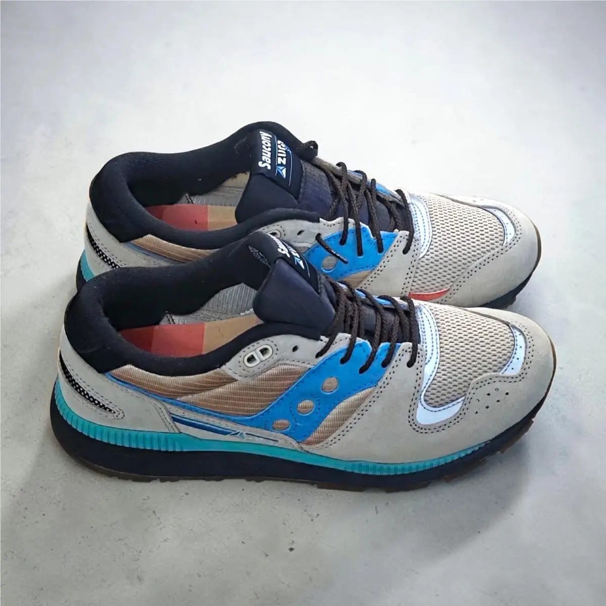 Saucony Azura `golden Era - Camel Gum` Man Size 9 Nwob
