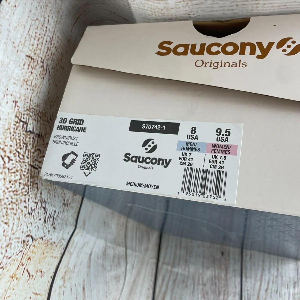 Saucony shoes - Saucony 3D Grid Hurricane - Grid Hurricane - Brown (UPC: 195019037526) 9