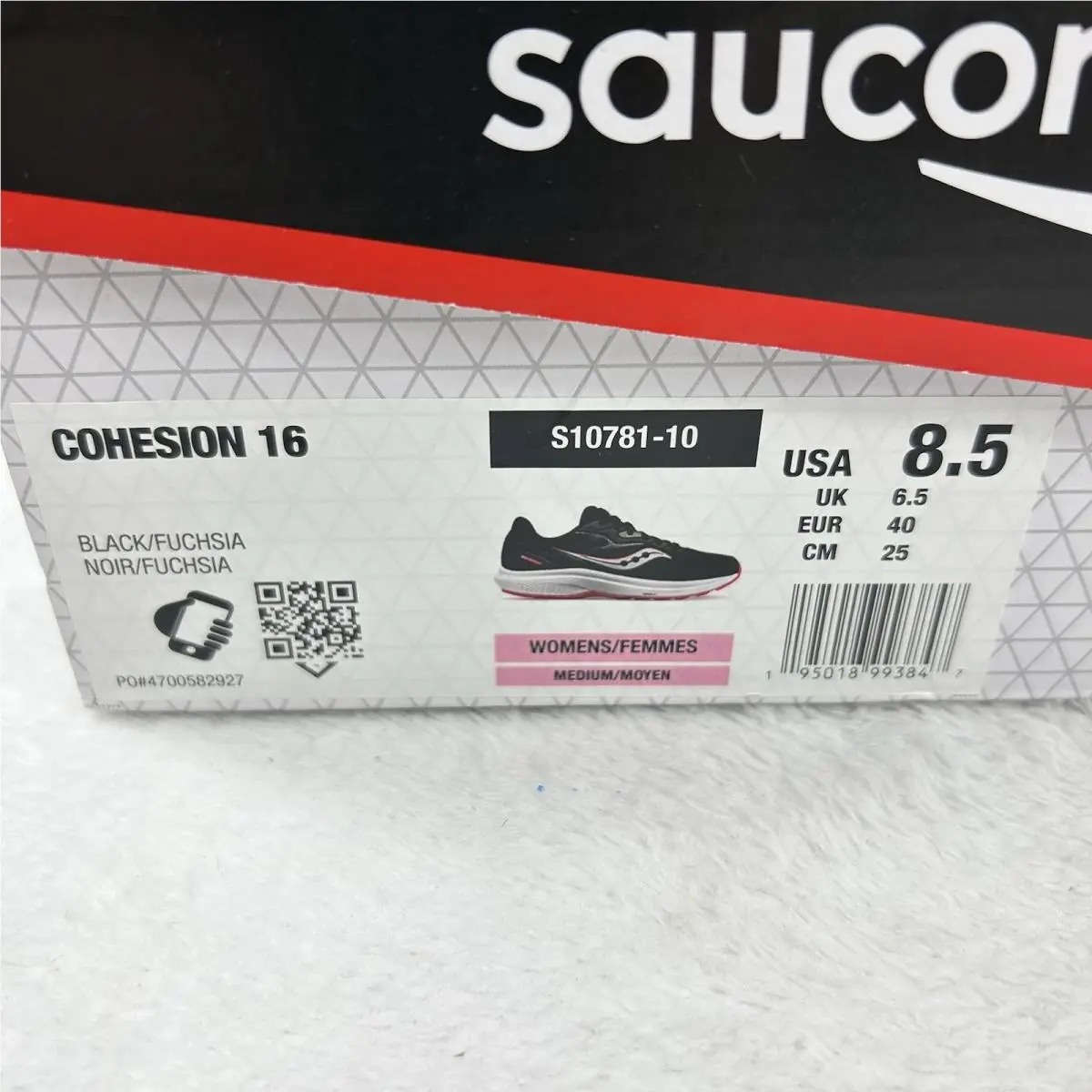 Saucony shoes - Saucony Cohesion 16 S10781-10 - Cohesion - S10781-10 - Black (UPC: 0195018993847) 11