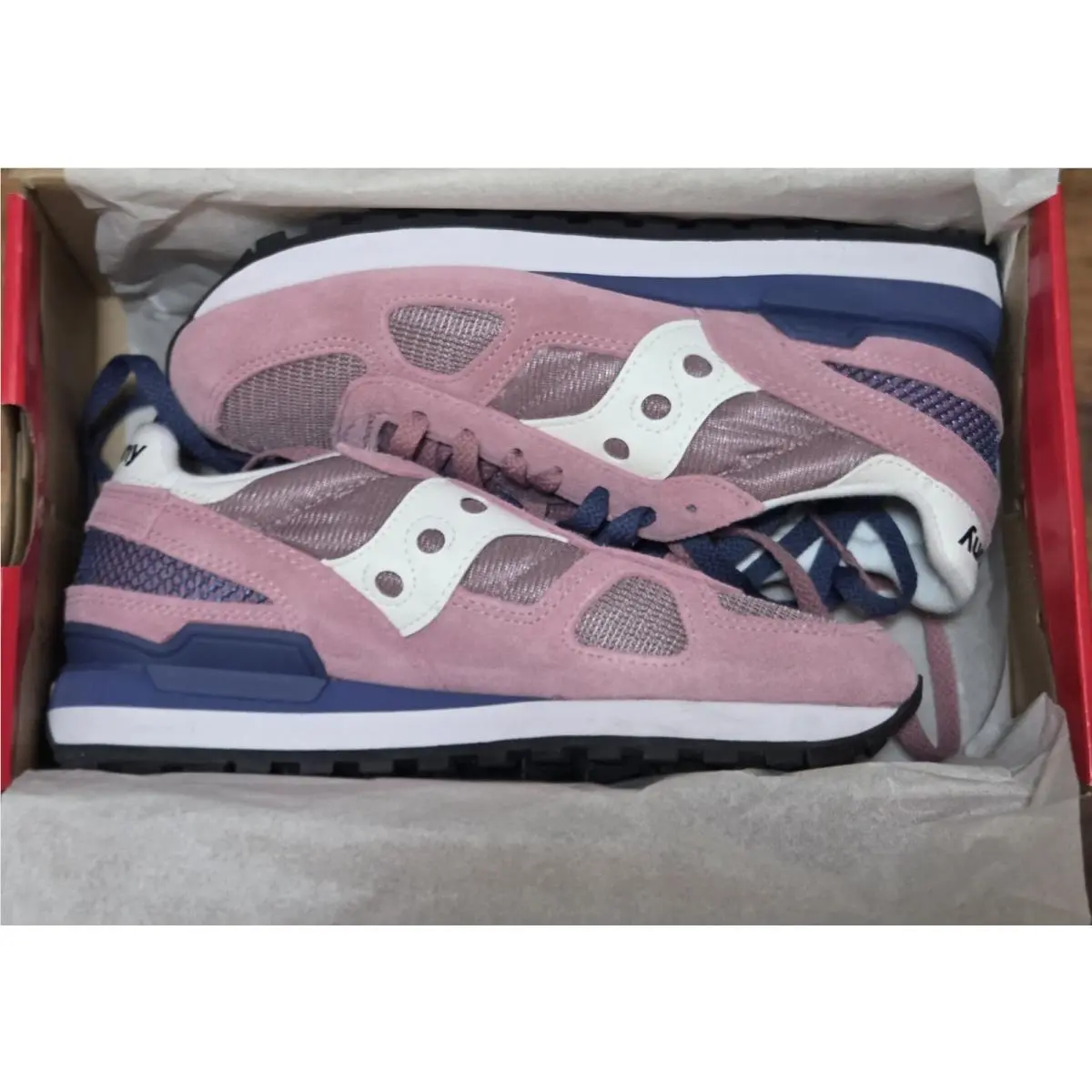 Saucony Shadow Original Shadow Mauve White Rose Sneakers Women’s 7