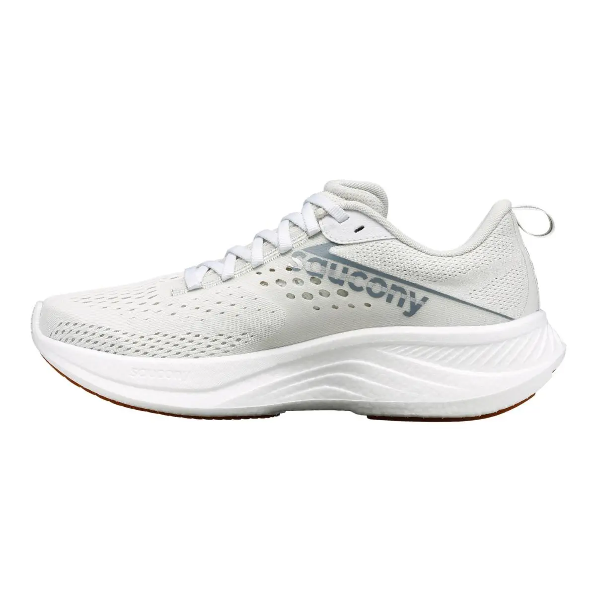Saucony Women`s Ride 17 Sneaker Pearl/gum 11 - Pearl/Gum