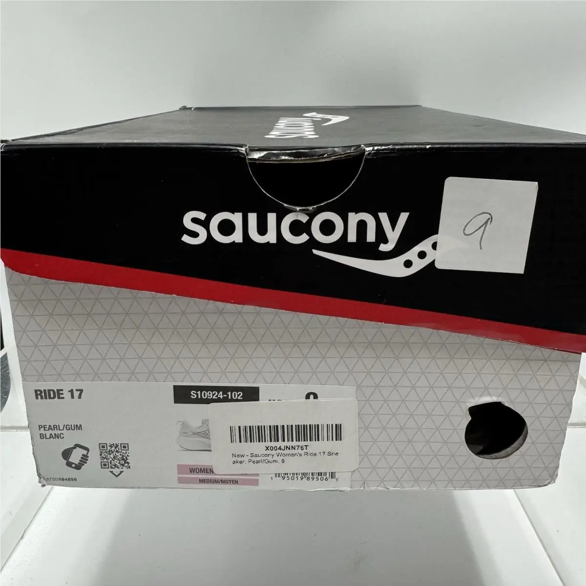 Saucony shoes - Saucony Ride 17 - Ride - S10924-102 - Pearl Gum 8