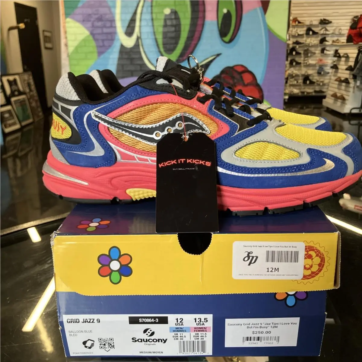 Saucony shoes - Saucony Jae Tips x Grid Jazz 9 - Multicolor 1