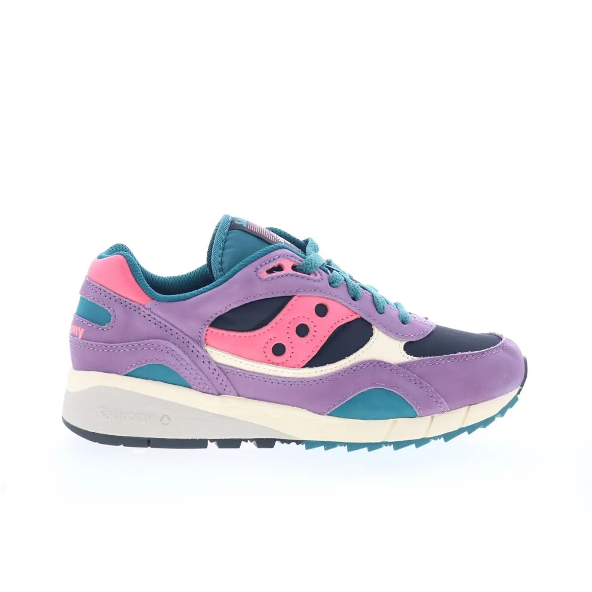 Saucony Shadow 6000 S70784-1 Mens Purple Leather Lifestyle Sneakers Shoes 12