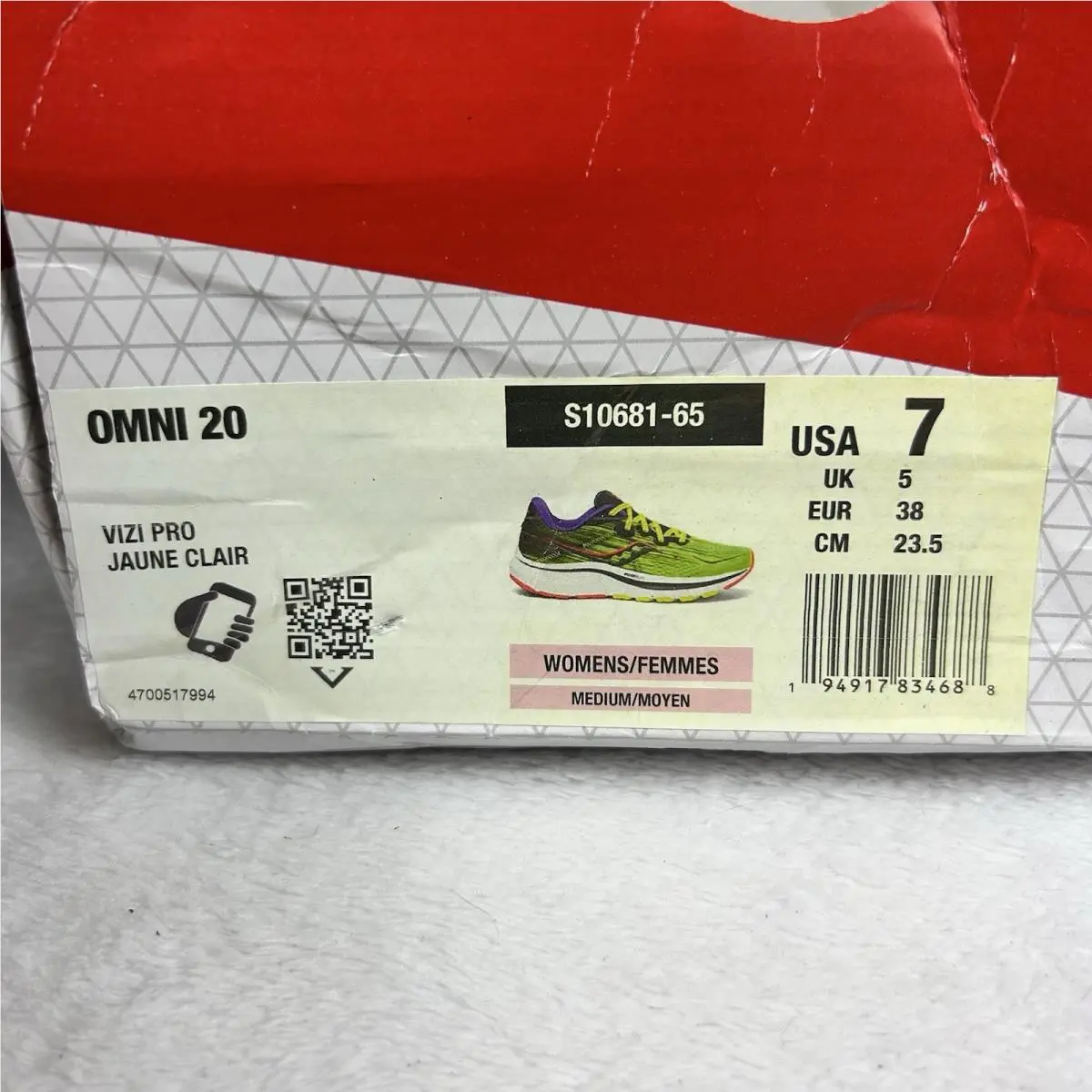 Saucony shoes - Saucony Omni 20 - Omni - S10681-65 - Green (UPC: 0194917834688) 12