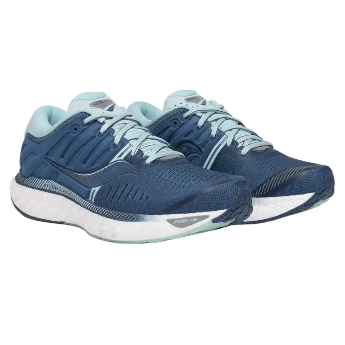 Saucony Women`s Blue/aqua Hurricane 22 Running Shoes S10544-25 Size 5