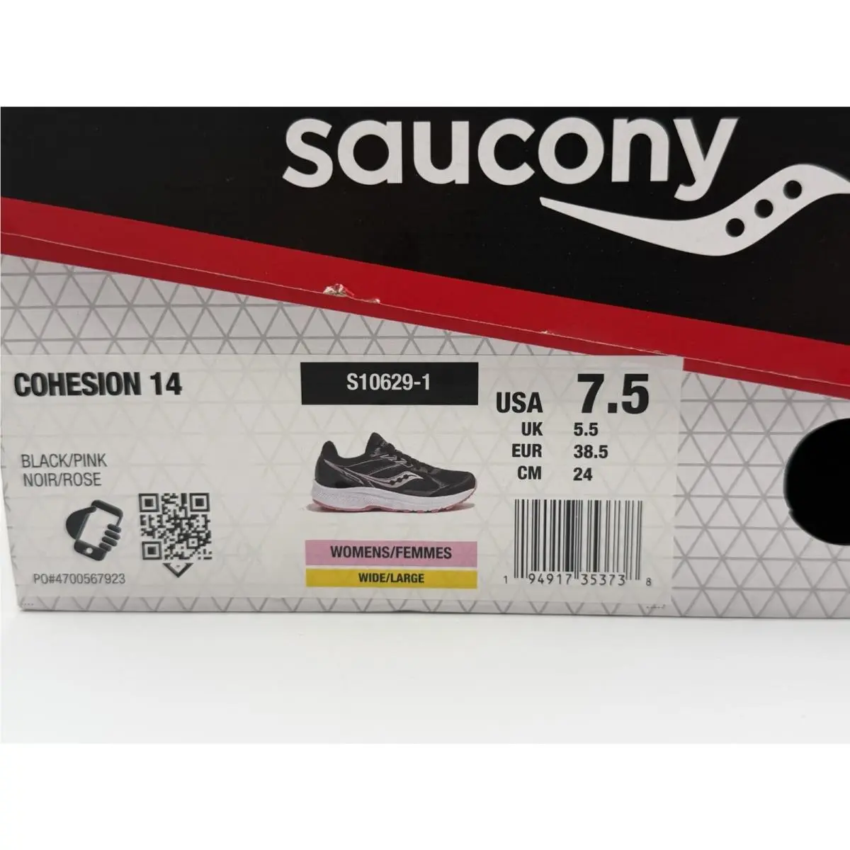 Saucony shoes - Saucony Cohesion 14 - Cohesion - Black 5