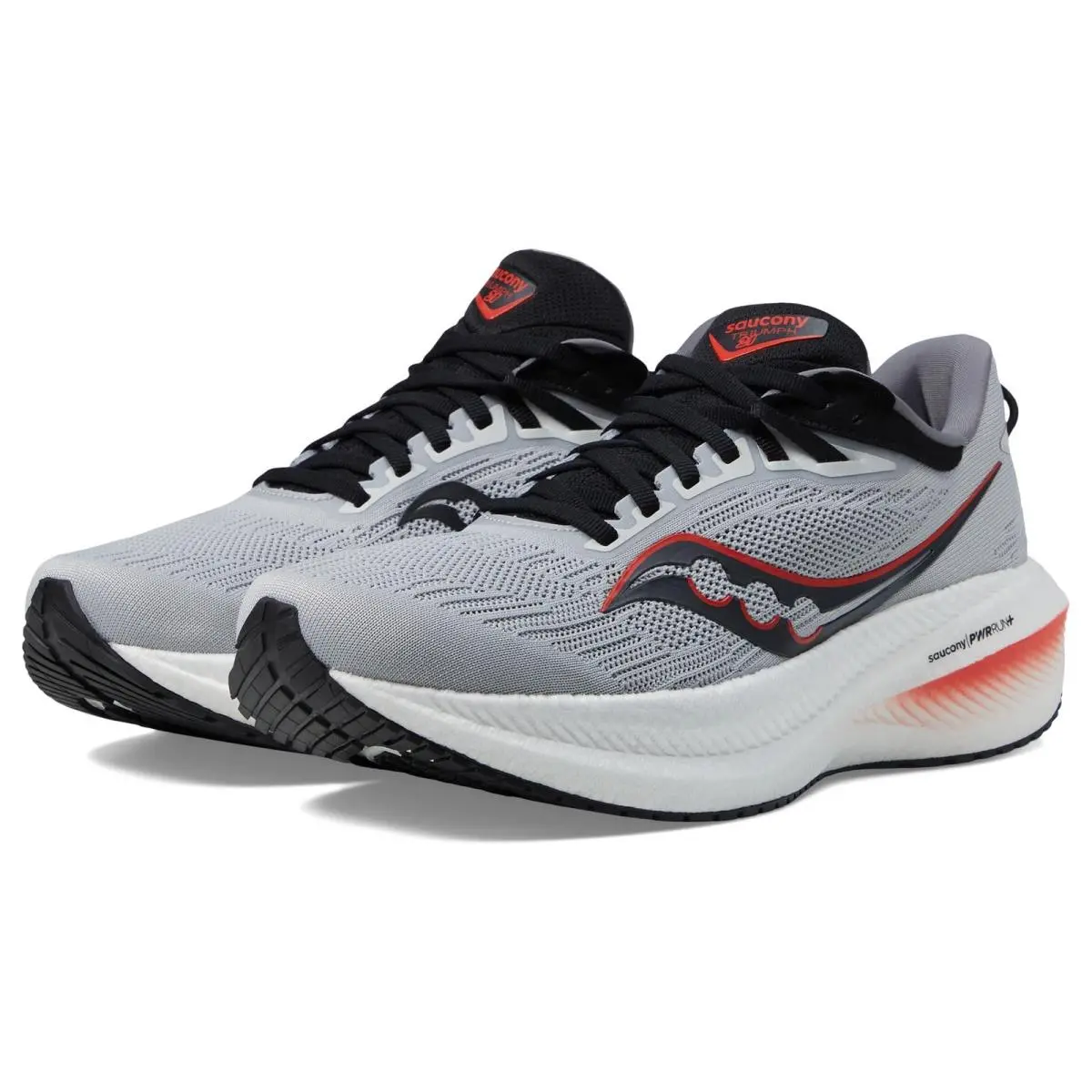 Saucony Men`s Triumph 21 Concrete/blk 11.5 - Concrete/Blk