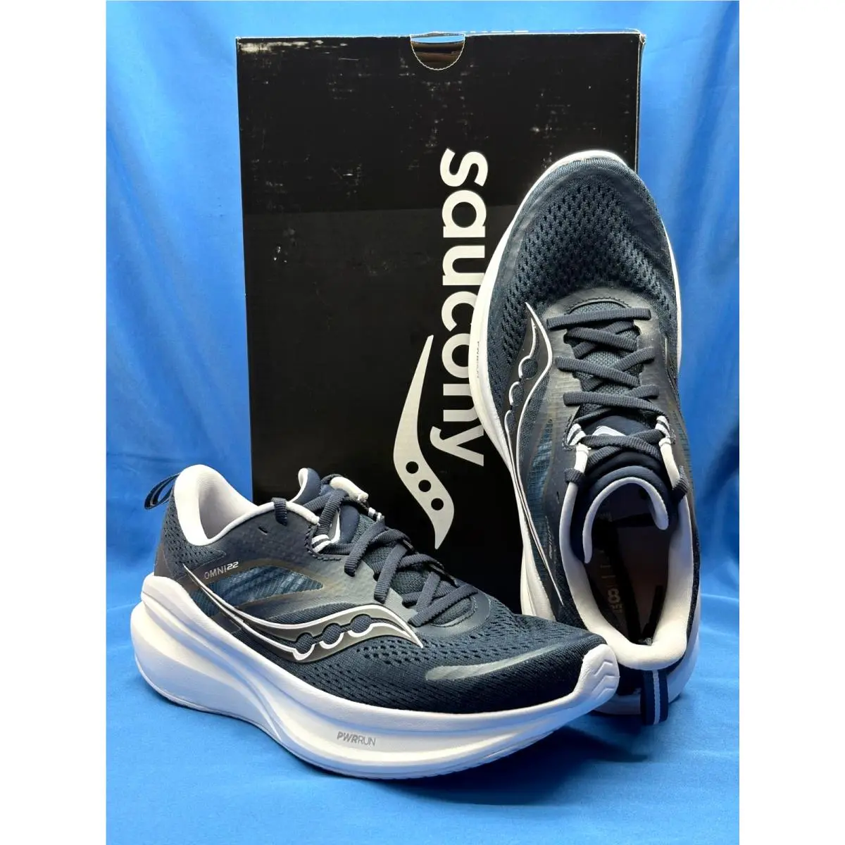 Saucony Omni 22 S10926-220 Navy/aster Medium Women`s Running Shoes Size:7