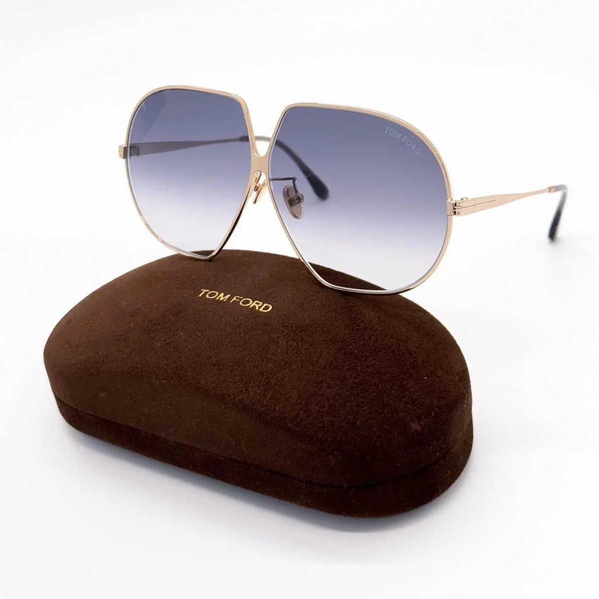 Tom Ford TF785 28B Gold Oversized Sunglasses Tara FT0785/S Tom Ford Eyewear