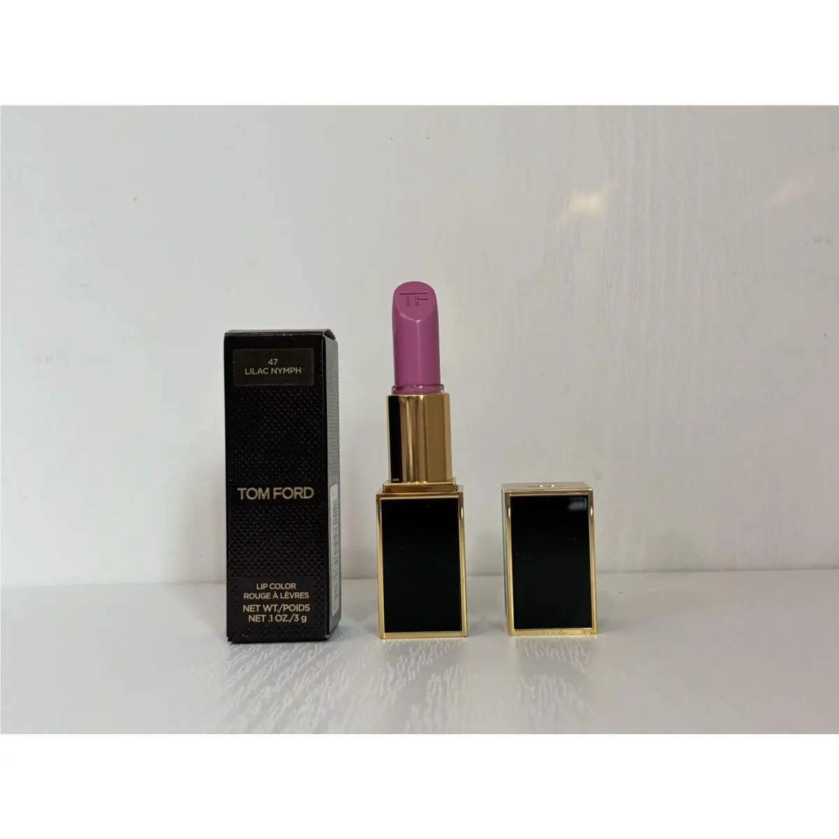 Tom Ford Lip Color Lipstick 47 Lilac Nymph Full Size 0.1 oz / 3g