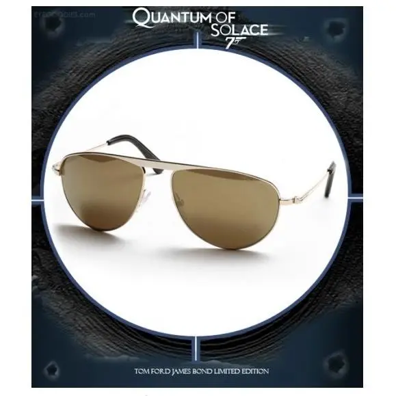 Limited Edition Tom Ford TF108 28L James Bond 007 Quantum of Solace Golden Brown