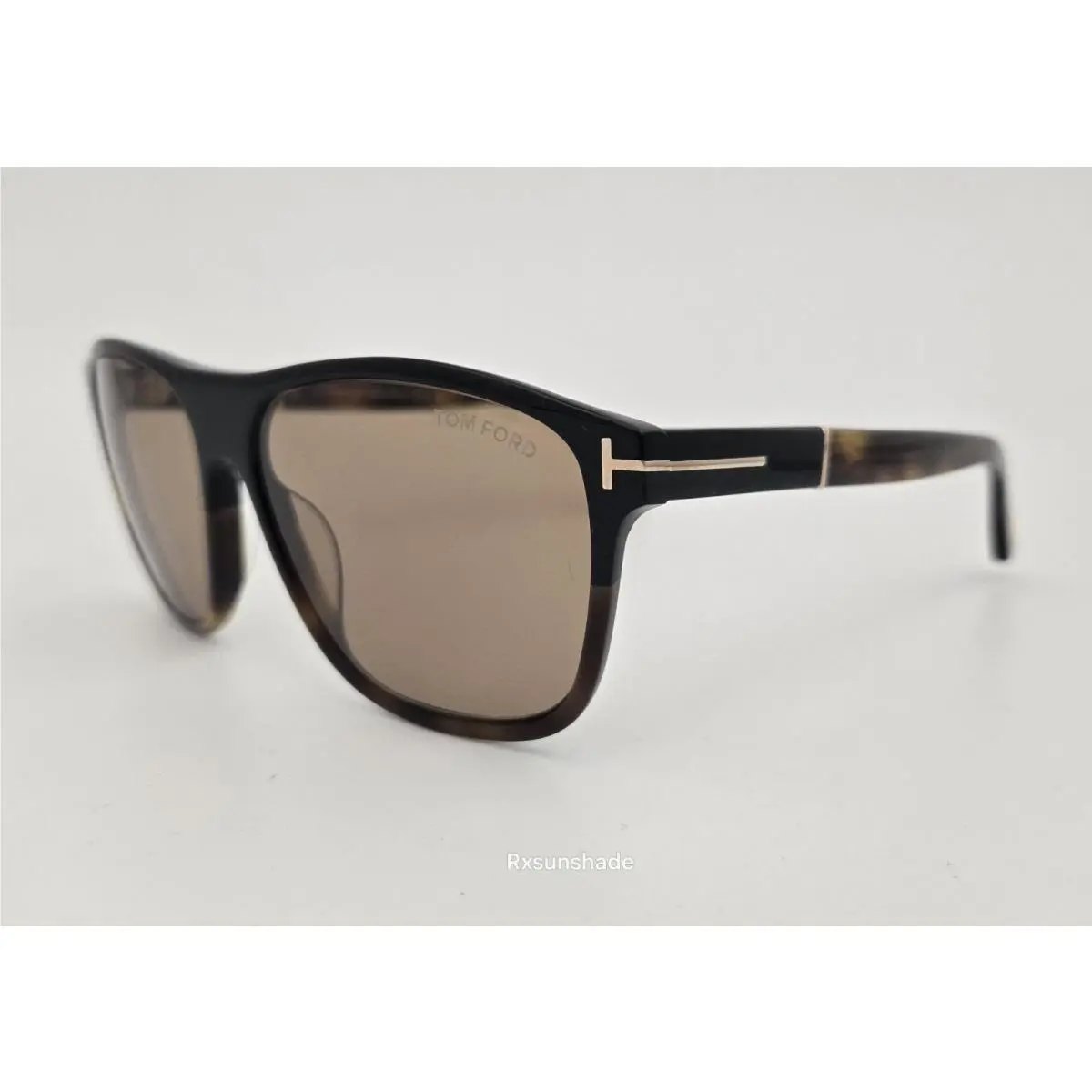 Tom Ford Sunglasses TF 1081 Frances Color 05E Black Brown Square Size 58