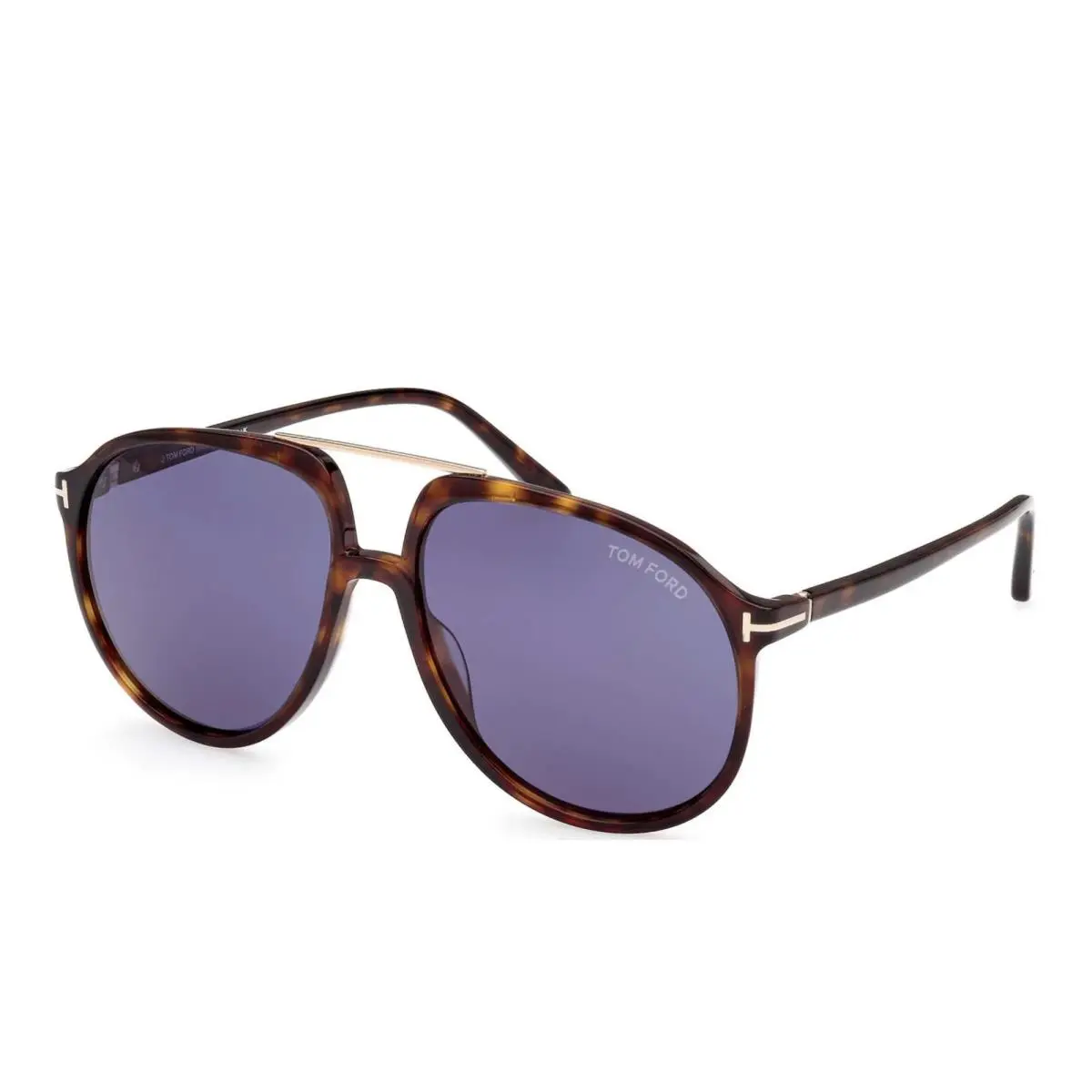 Tom Ford TF 1079 Archie Sunglasses 52V Havana / Blue Lenses 58