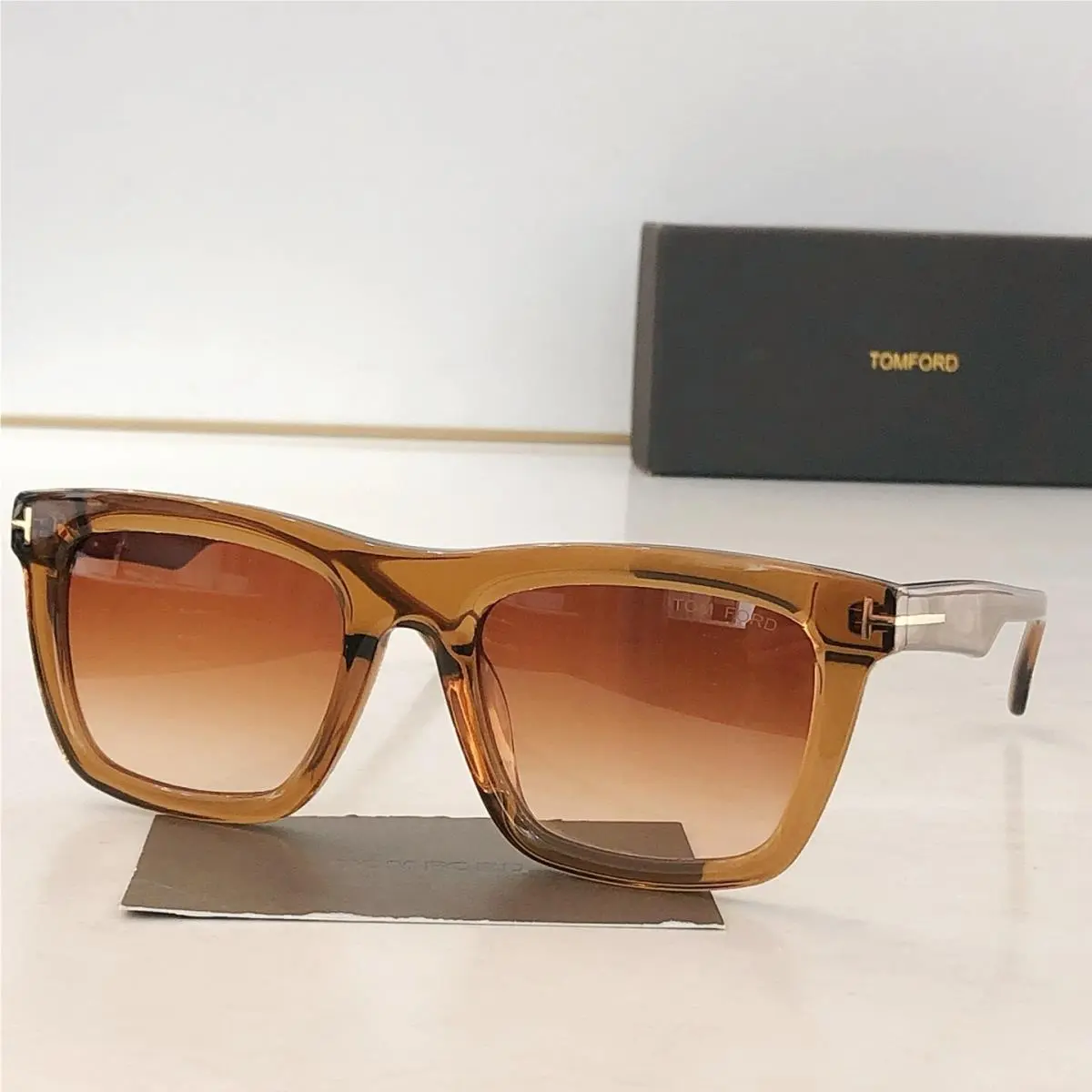 Tom Ford Lelio Sunglasses FT1207 Brown/brown 52-21-145mm with Case