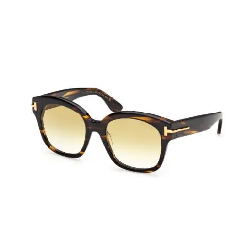 Tom Ford Icon FT1235 56F Coloured Havana/i Light Yellow 55mm Women`s Sunglasses