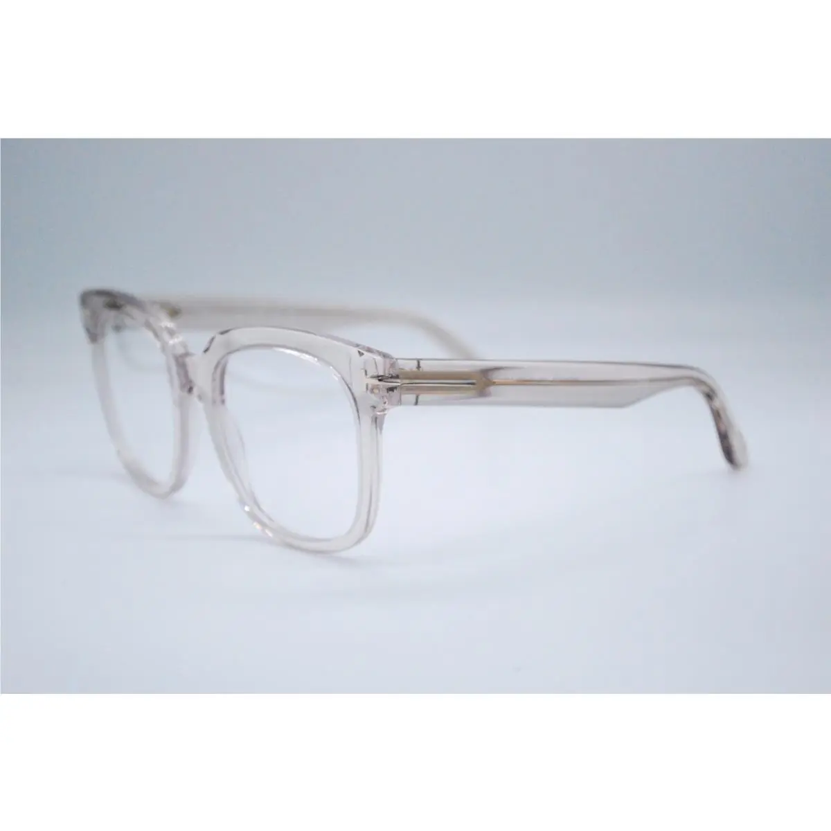 Tom Ford TF 5537-B 072 Transparent Rose Eyeglasses Frames 52-20