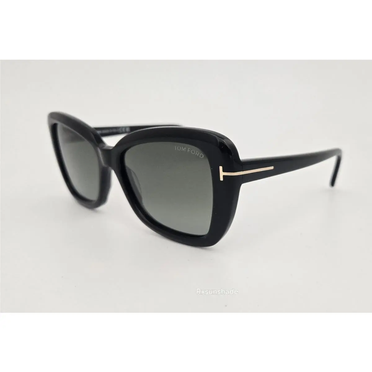 Tom Ford Sunglasses TF 1008 Maeve Color 01B Black Cat Eye Size 55