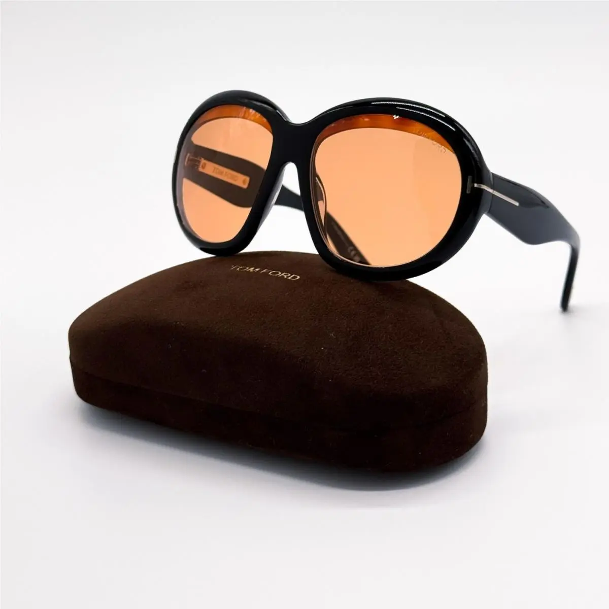 Tom Ford Sunglasses Tom Ford Angelica FT1193 01E Black Orange Women TF1193 0