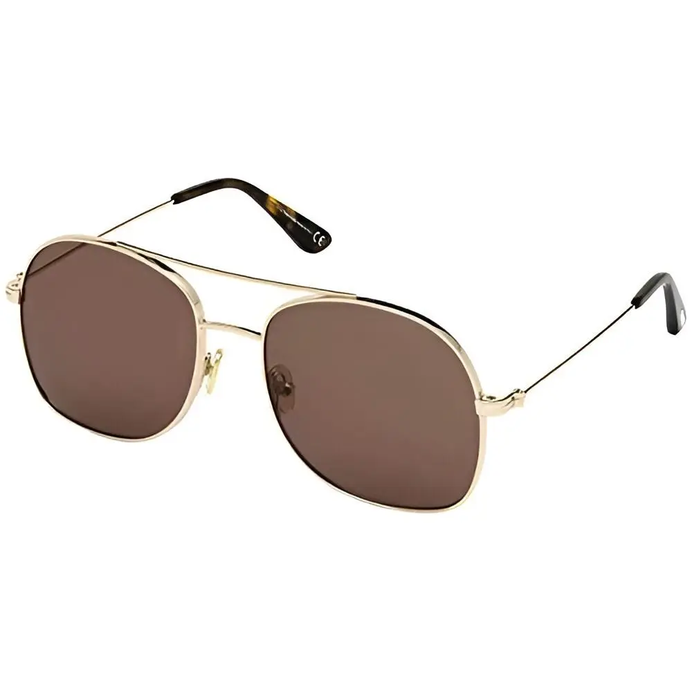 Tom Ford Aviator Sunglasses - Delilah FT0758 28E - Shiny Rose Gold / Bronze