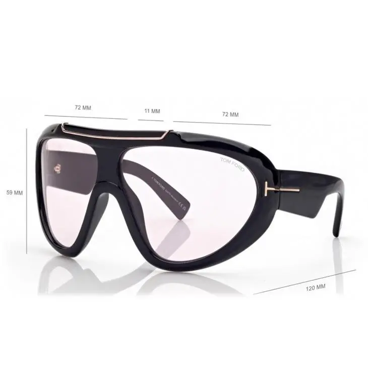 Tom Ford Linden FT1094 Black/light Pink Violet Photochromic Sunglasses