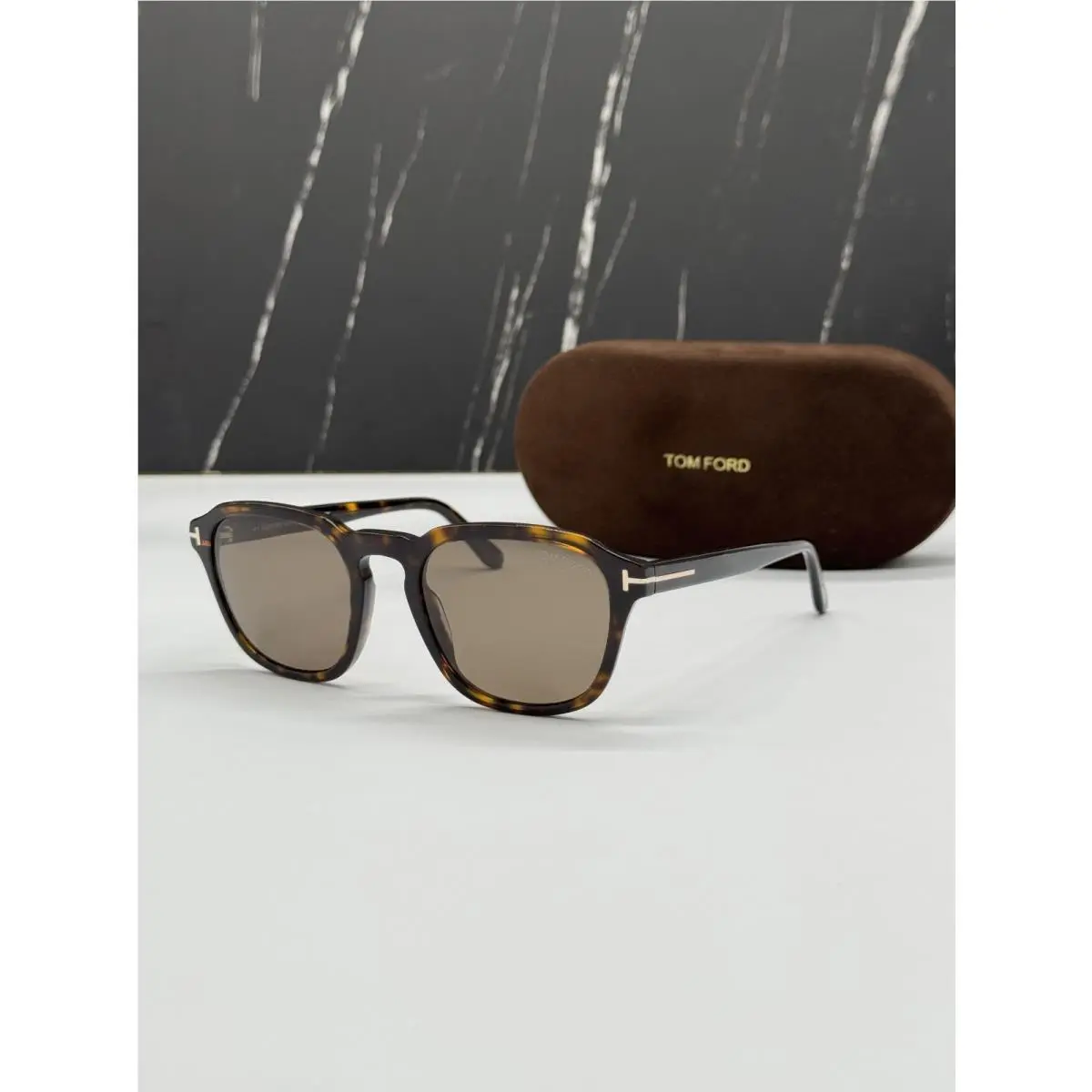 Tom Ford Avery FT0931/S 52H Sunglasses Men Havana Polarized Eyewear TF931