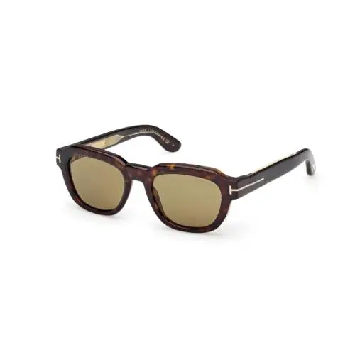 Tom Ford Icon FT1226 52N Dark Havana/green 52mm Men`s Sunglasses