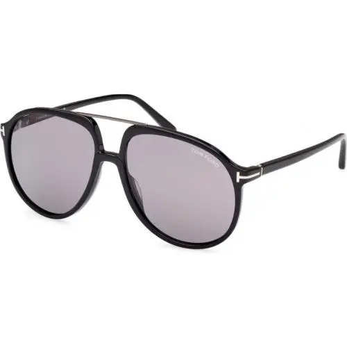 Tom Ford Sunglasses Archie FT 1079 S 01C Black Frame Grey Lens 58mm