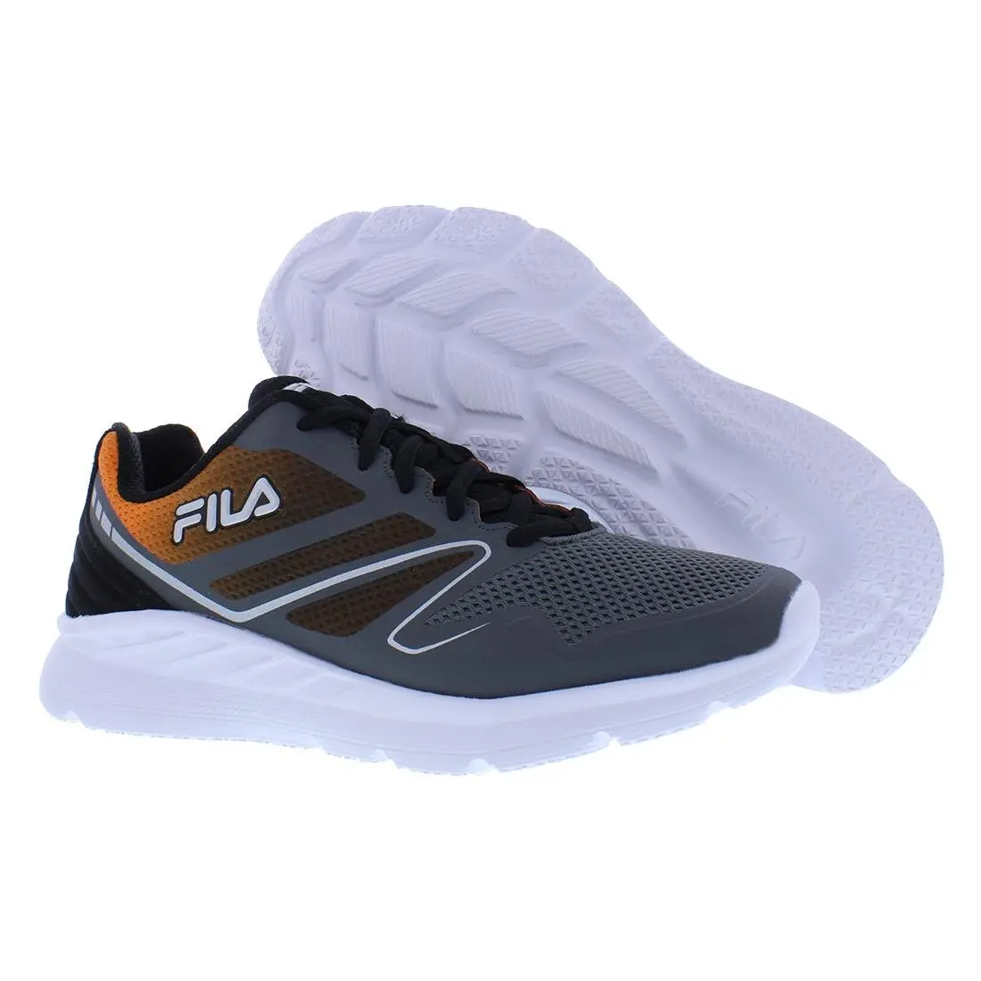 Fila Memory Panorama 8 Mens Shoes Size 8 Color: Grey/orange/black