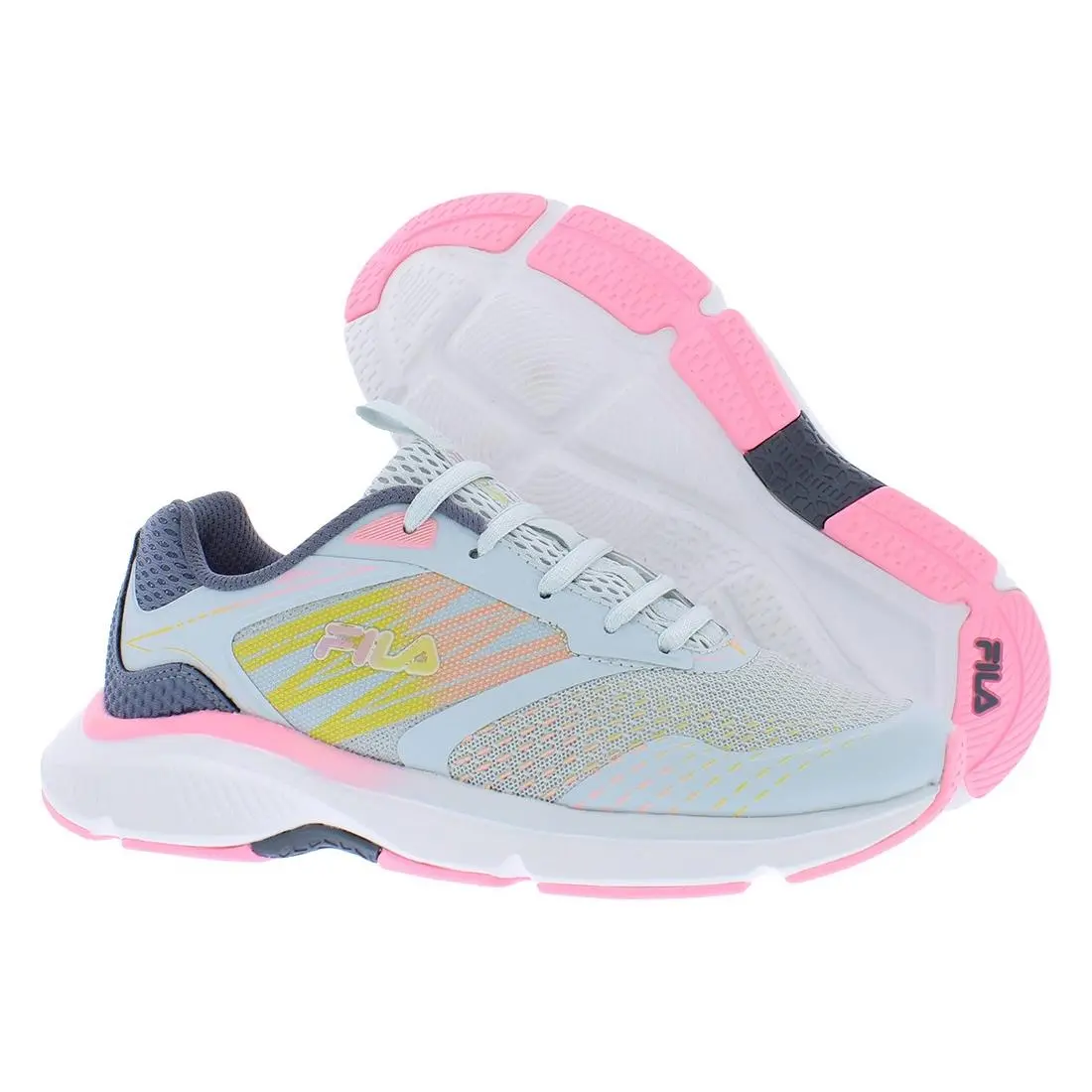 Fila Memory Trexler 3 Womens Shoes Size 6.5 Color: Grey/pink/yellow