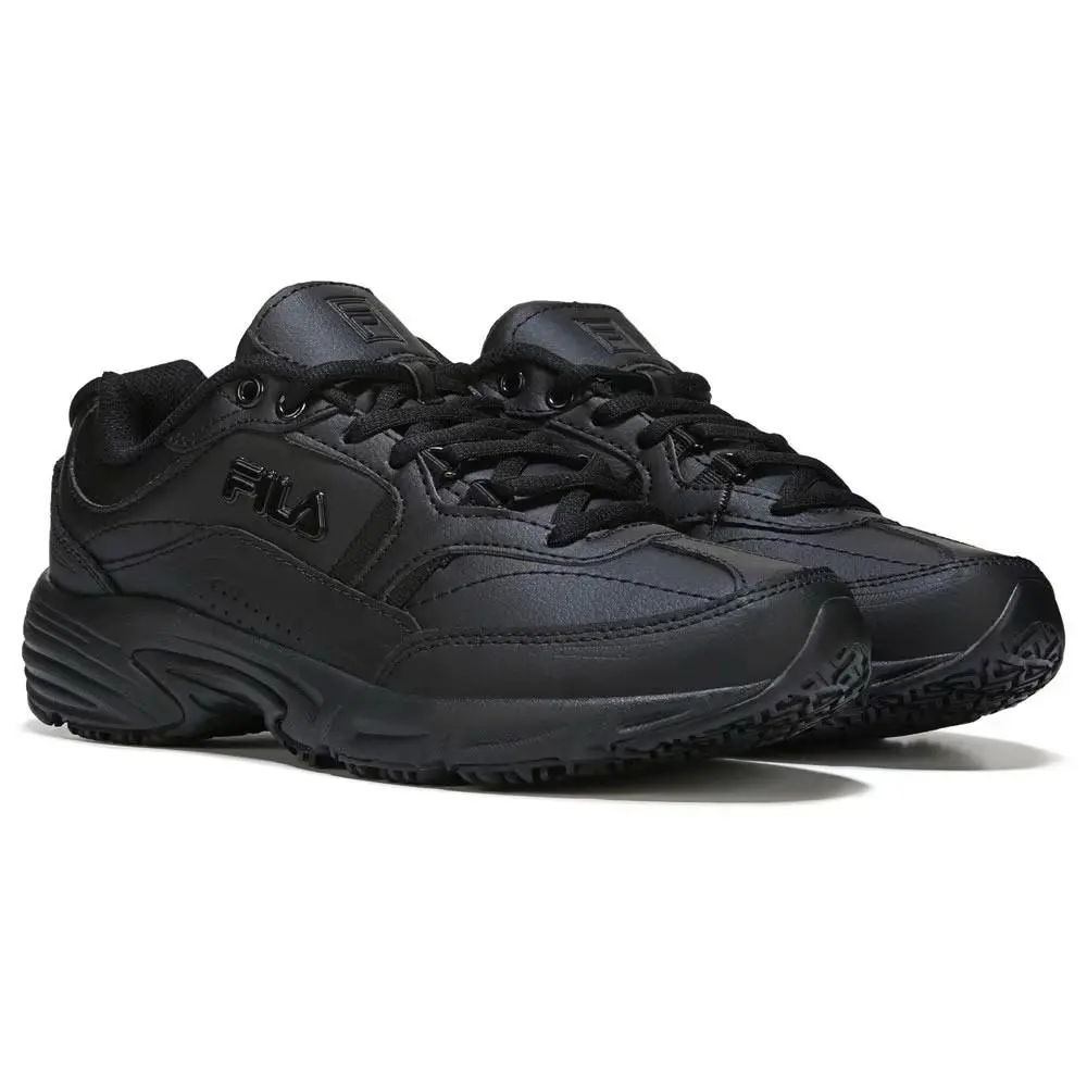 Fila Men 9 Memory Foam Workshift Slip-resistant Work Athletic Shoe Black