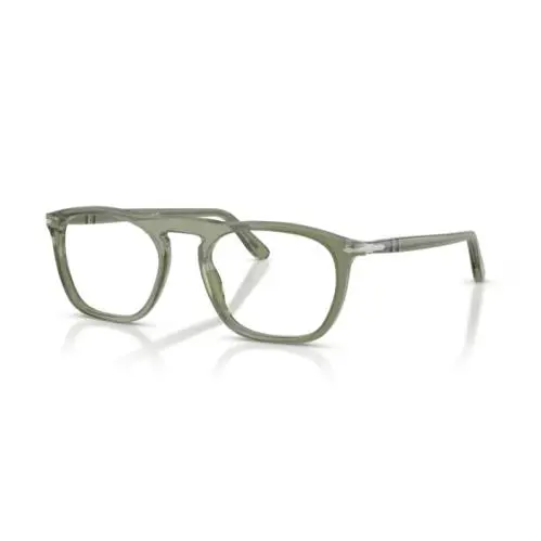 Persol 0PO3391V 1226 - Transparent Green/clear Lens 53mm Men`s Eyeglasses