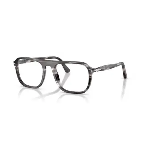 0PO3359V Jacques 1238 - Black Grey/clear 53mm Men`s Eyeglasses by Persol