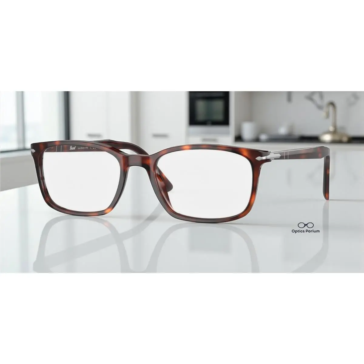 Persol PO3189V 24 Havana Transparent 53 mm Men`s Eyeglasses