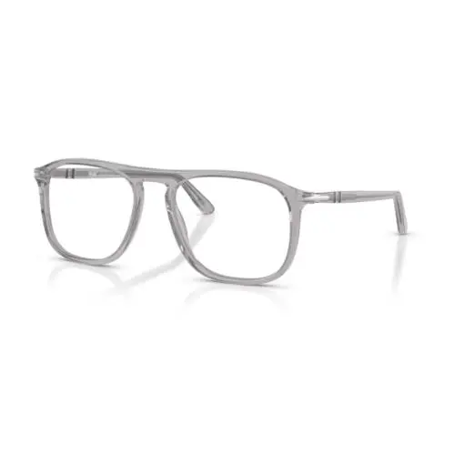 0PO3392V 309 - Transparent Grey/clear Lens 52mm Men`s Eyeglasses by Persol