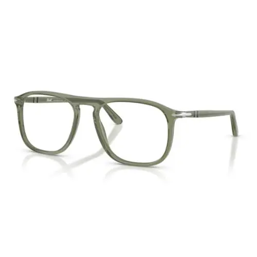 Persol 0PO3392V 1226 - Transparent Green/clear Lens 52mm Men`s Eyeglasses