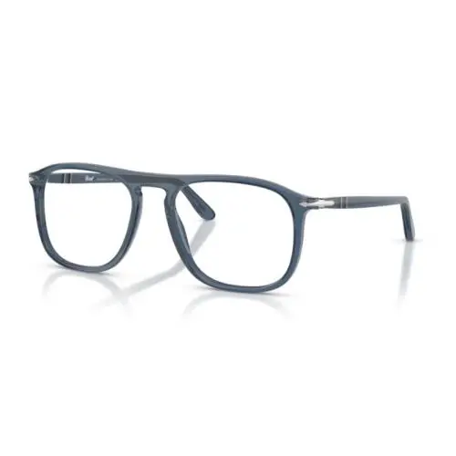 Persol 0PO3392V 1197 - Transparent Denim Blue/clear Lens 54mm Men`s Eyeglasses