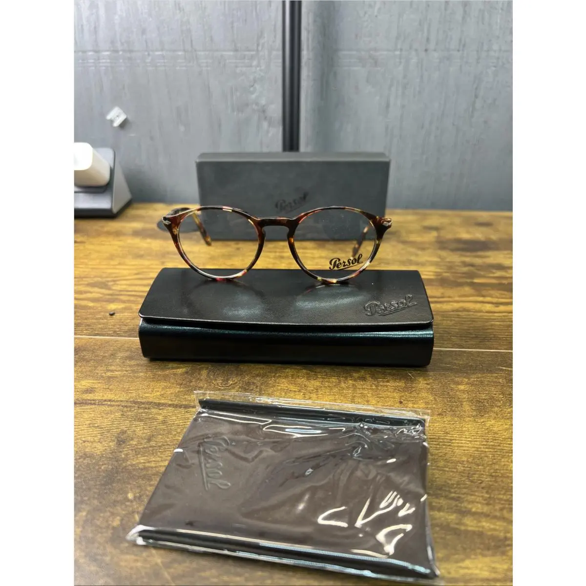 Persol Po3092v Round Prescription Eyewear Frames 9051 48-19-145 Pink Brown