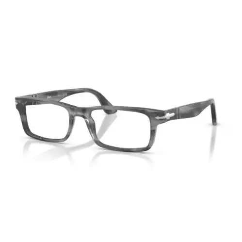 Persol 0PO3050V 1192 - Striped Grey/clear 55mm Men`s Eyeglasses