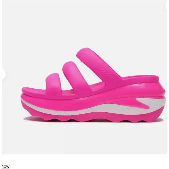 Crocs Mega Crush Triple Strap Women`spink Crush Sandals 209842-6TW Size 8