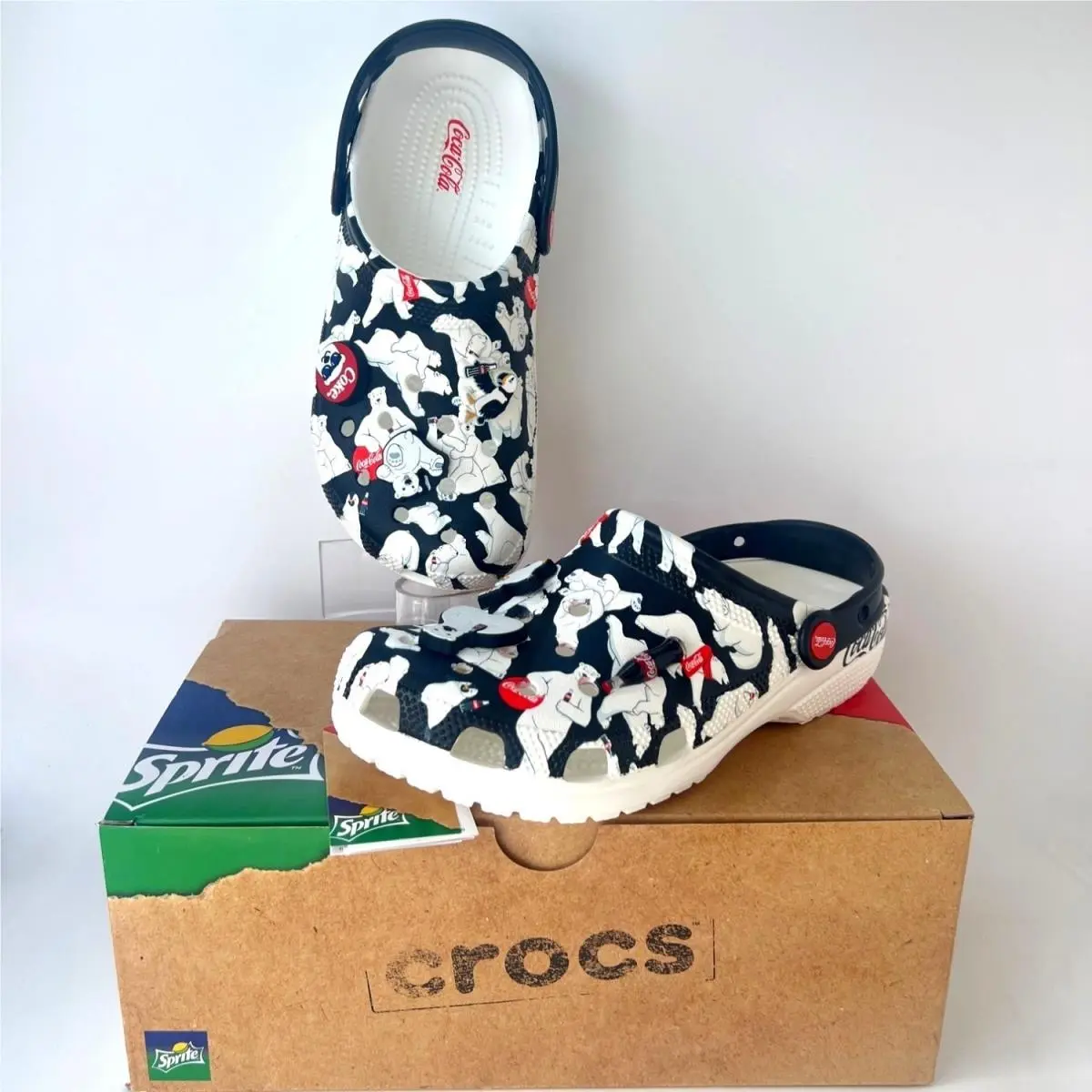 Crocs Coca-cola Classic Polar Bear Clogs Unisex Size M9 W11