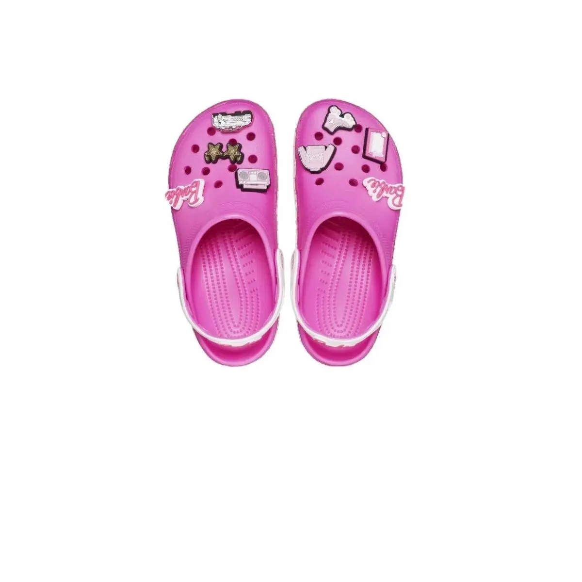 Barbie Crocs Pink Platform Clogs Women`s 11 Barbiecore Shoes with Jibbitz