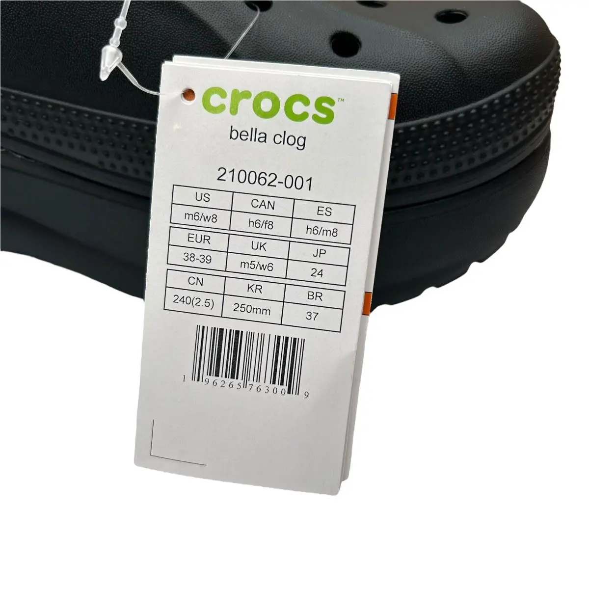 Crocs shoes - Black (UPC: 196265763009) 9
